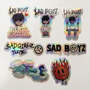 Junior H Holographic Chrome Sticker Set- Decorative and Removable