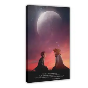 Anime Canvas Wall Art Demon Slayer Wall Art Anime Poster Anime Wall Decor for Anime Lovers Anime Art Demon Slayer Poster
