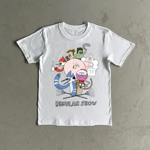 Regular Show V1 T shirt Tee, Vintage Cotton Movie T-Shirt, Gift SHirt