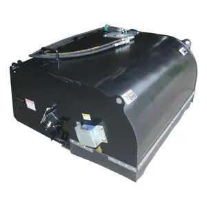 Landy Attachments 44" Compact Wheel Loader Hydraulic Pick up Box Broom Sweeper