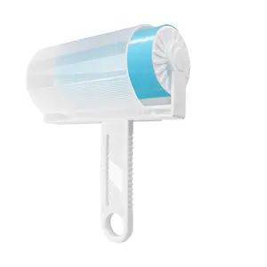 Reusable and washable sticky wool brush cover, used for removing hair from clothes and pets. Portable wool brush with sticky brush head and protective cover, suitable for home use, travel and laundry.