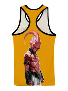 "Dragon Ball" DBZ Small Buluo Megine Gender-Neutral Aesthetic Summer Set with 80s/90s Patterns Print T-Shirt - Anime Blouse - Top - Men's Gift - Multiple Color Options - Menswear