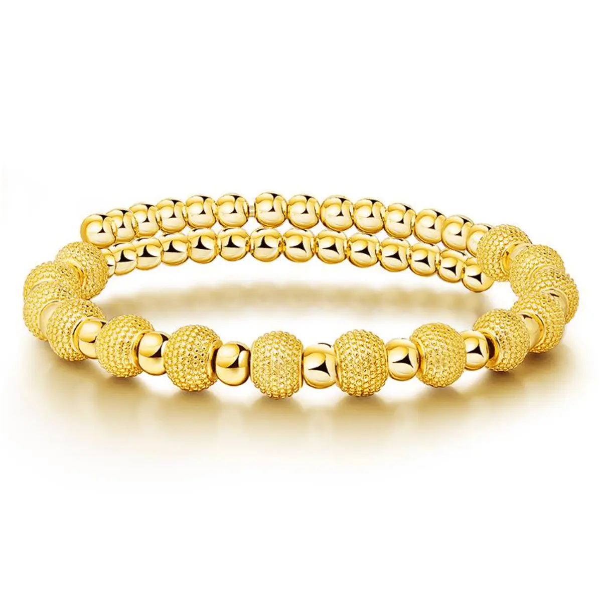 Emma Manor 18k Gold Plated Beans Cuff Bangle for Women