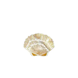 Solar Eclipse Hand-painted Seashell Claw Hair Clip