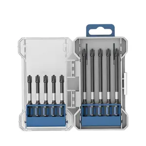 FPH2 Impact Screwdriver Bit Set for Electricians, S2 Steel 65mm & 100mm, 1/4 Inch Hex Shank Magnetic Cross Slot Screw Driver Drill Bits Used on Circuit Breakers