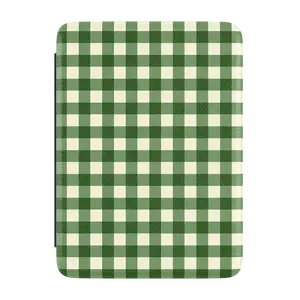 Casely Kindle Case | Checked Twice | Green Plaid