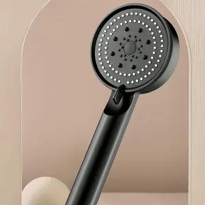 Five-speed shower head, pressure-enhanced shower spray head, household bathroom hot water shower unit, bathtub pressure-fed rain shower head, lotus-shaped soft shower head, bathroom set