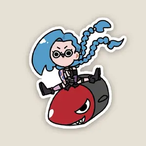 Jinx League of Legends Vinyl Sticker – Gamer Gift Idea