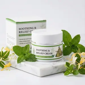 All-Natural Plant-Based Herbal Relief Cream–Soothe & Relieve Itching, Eczema & Sensitive Skin | Family-Safe Botanical Care Moisturizing Soothing Balm