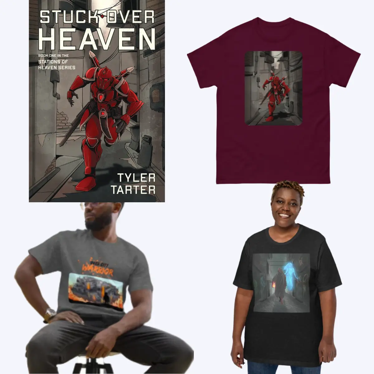Stuck Over Heaven 3 Shirt Bundle