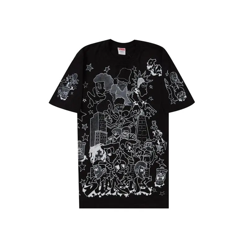 Supreme Men's Downtown Tee Black, from StockX