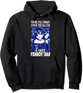Anime Femboy Trap - Cute Femboy Outfit Hot Femboy Pullover Hoodie - Nallelycor Shop 91B0BJ7J2CRJ