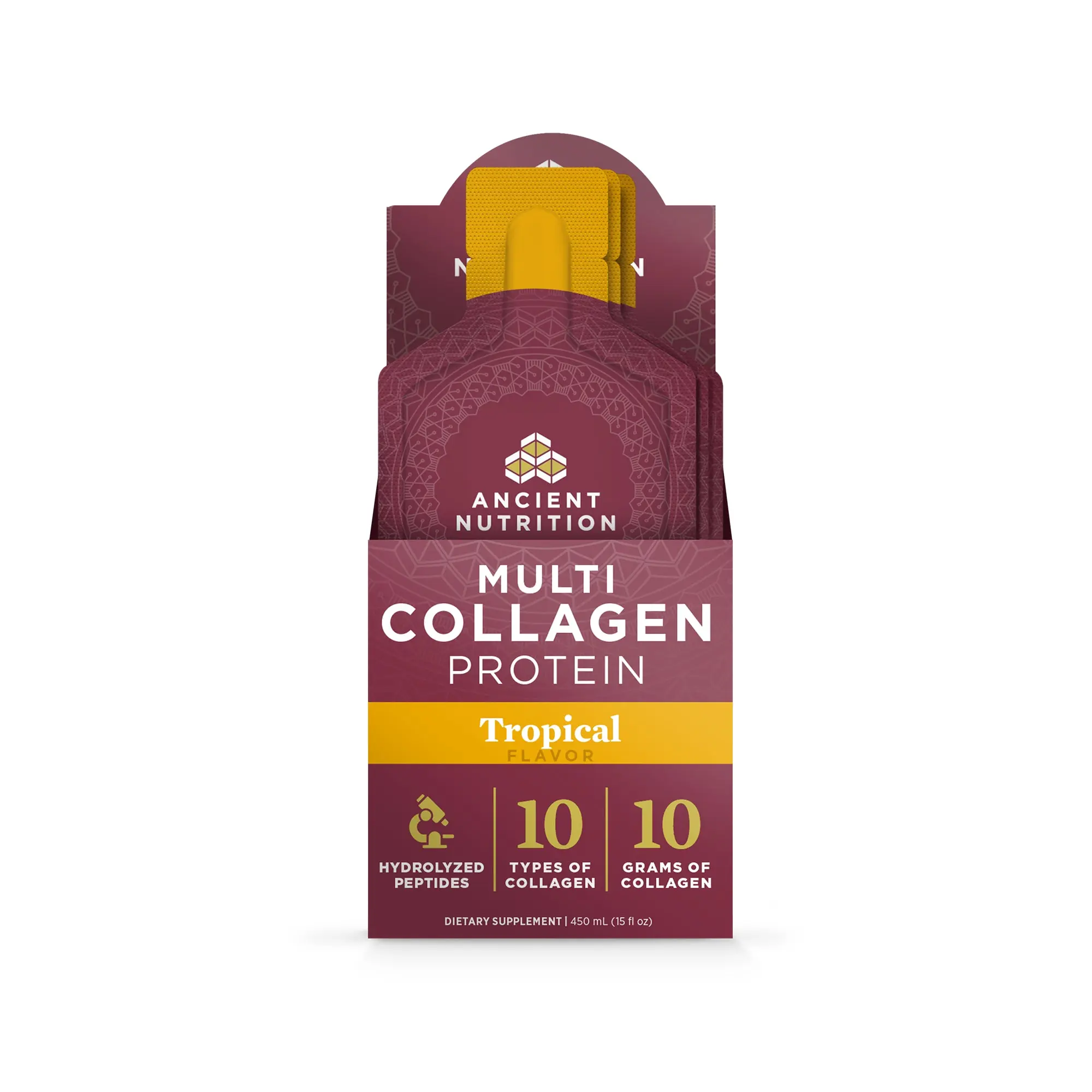 Multi Collagen Protein | Gel Packs Tropical (15 Servings) Multi Collagen Protein | Gel Packs Tropical (15 Servings)