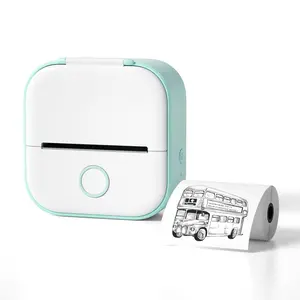 Mini thermal label printer bluetooth ink-free