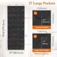 Door Hanger – 27 Pockets – Black