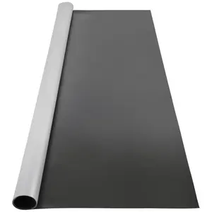 【fathersdaygift】VEVOR Dance Floor, 6.6x9.8ft Dance Floor Roll, 0.06in Thick PVC Vinyl Dance Floor, Black/Grey Reversible Portable Dance Floor, Non-Slip Dance Flooring, Ballet Dance Floor for Jazz, Pop, Lyrical Style