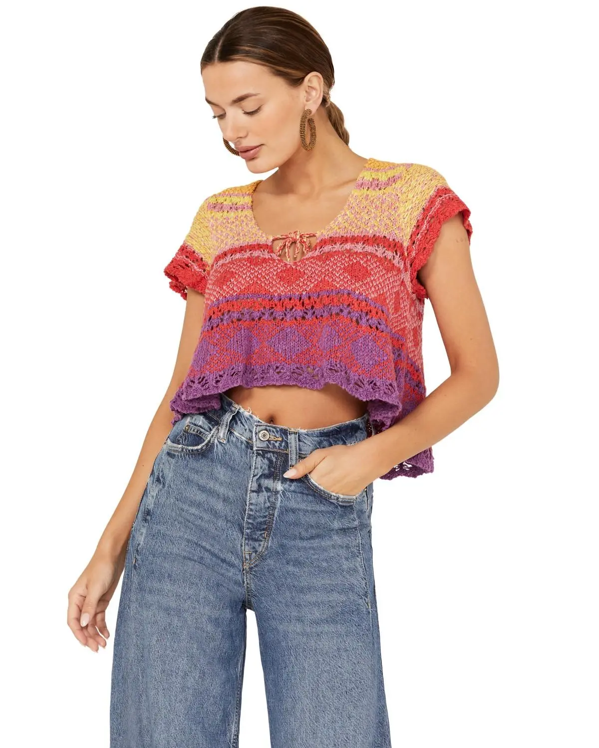 Free People Women's Lily Sweater Tee - Ob1640418 - TikTok Shop