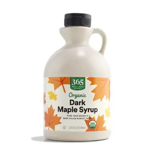by Whole Foods Market, Organic Grade A Dark Maple Syrup, 32 Fl Oz