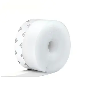 16.4Ft Door Weather Stripping, (1.38in Width) Weather Stripping Door Draft Stopper Adhesive Seal Strip Anti Draft Insulation Tape for Doors Windows and Shower Doors