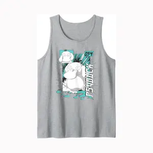 Pokémon Funny Psyduck Anime Tank Top, Anime Fan Tank, Psyduck Cute Cotton Top, Gift For Her Him