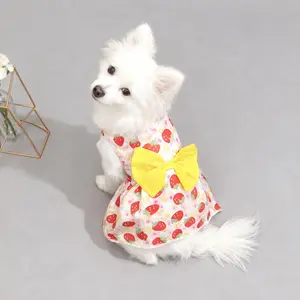 New Cute Dog Cat Dress, Teddy French Bulldog Bichon Pomeranian Poodle Blue Cat Kitten Costume, Multiple Colors & Sizes Available