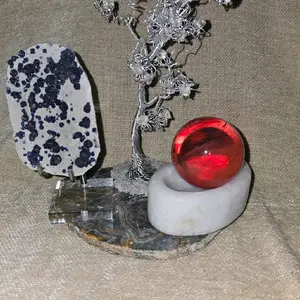 The WRIGHT Blueberry Flourite Crystal Set