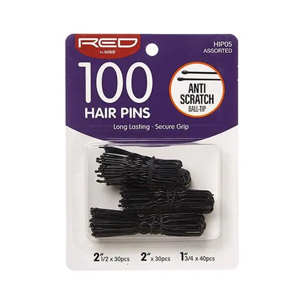 RED by KISS Hair Pins 2 1/2"& 2" & 1 3/4" (100pcs)