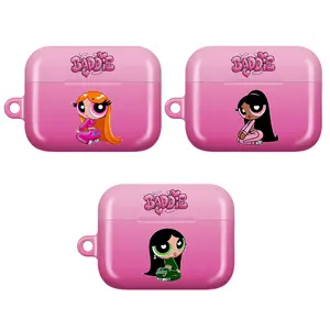 Baddie Girl AirPods Case – Cute Pink Cartoon Attitude Girl Cover for Apple AirPods Pro/Pro 2/Pro 3 & AirPods 1/2/3/4 | Y2K Aesthetic Sassy Character Earbud Case, Fun Gift for Her