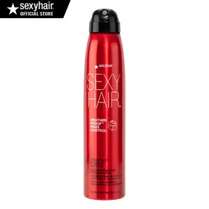 SexyHair Big Weather Proof Frizz Control Spray | 72H Humidity & Frizz Protection | Lightweight Flexible Hold | UV & Heat Protection | 1.6 oz & 5 oz
