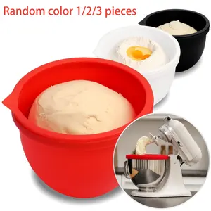 Random Color Silicone Pads Set, Thickened Cushion for Incline Head 5 Quart Standing Mixer Household Appliances, Heat Resistant Durable Non-Deforming