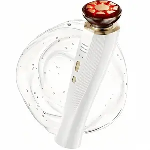 Home beauty device - facial massage with import and export function - instrument for lifting and tightening - warm sensation facial cleansing - vibration V face deviceLED light therapy microcurrent facial toning machine, anti-aging skin care household