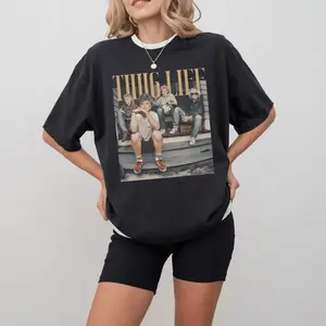 Golden Girls Thug Life Shirt The Golden Girls Fan Lover Gift 80s Tv Sitcom Casual Comfort Cotton Fabric Relaxed Fit T-Shirt