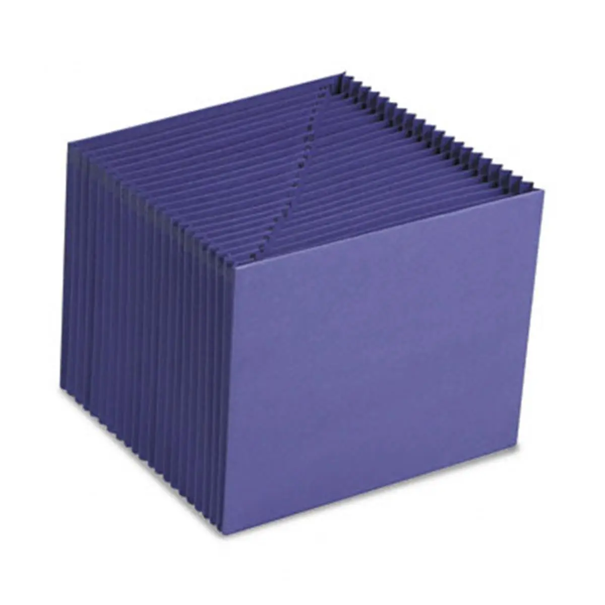 Smead 70721 Durable Quality Construction A-Z Indexing Alphabetic Expanding File, 21-Pocket Open Top, Letter Size, Purple, 10% Post-Consumer Material, Modern Office Decor