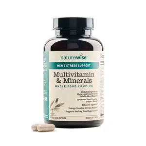 NatureWise Men's Multivitamin with Ashwagandha for Stress Support Edible Supplement Healthcare Dietary