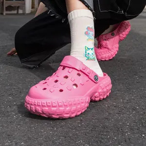 YASSIA Unisex EVA Cloud Slippers Outdoor Beach Sandals Foam Runner Walking shoes, Comfortable slippers for relaxing after exercise White Rice White Rice