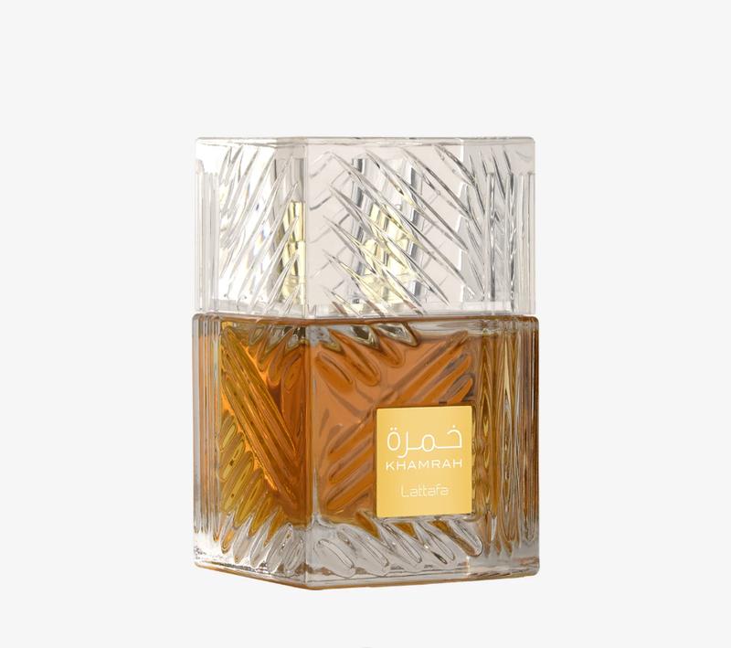 Lattafa Khamrah Qahwa For Unisex Eau De Parfum Spray Vanilla Sweet Warm Spicy Woody Notes Premium Fragrance 100ml 3.4oz / 30ml 1.0oz
