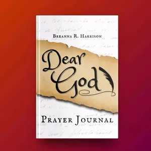 Dear God Prayer Journal with Over 100 Pages for Your Prayers and Reflections (7.5 x 9.25) by Breanna R. Harrison prayer journal