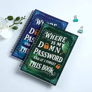 What the Hell Is My Password? Password Organizer Notebook Minimalist Username & Contact Keeper Perfect Mother's Day Gift WFH Essential