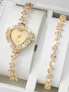 2-piece Women's Watch Fashion Watch Women's Versatile High end Women's Watch Women's Watch Set