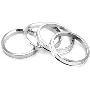Alloy Aluminum Hub Centric Rings 72.6 to 66.1, Set of 4 - Performance Spigot Hubrings fit 66.1mm Vehicle Hub and 72.6mm Wheel Center Bore Compatible with