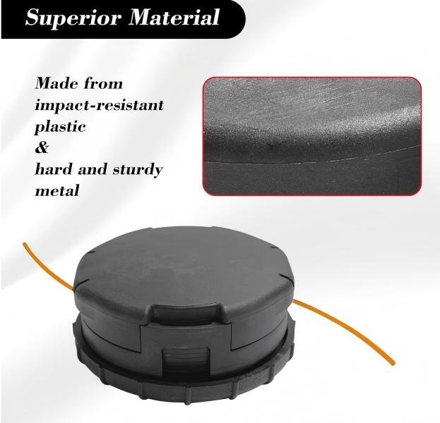 Speed-Feed 450 Trimmer Head | Replaces 99944200903 X047000940 | Universal Straight Shaft Trimmer Parts & Connector for Lawn & Garden Care