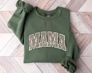 Mama Leopard Sweatshirt, College Font Mama Sweatshirt, Retro Mom Sweatshirt, Mama Hoodie, Mama Gift, Mom Life Sweatshirt, Mom Gift