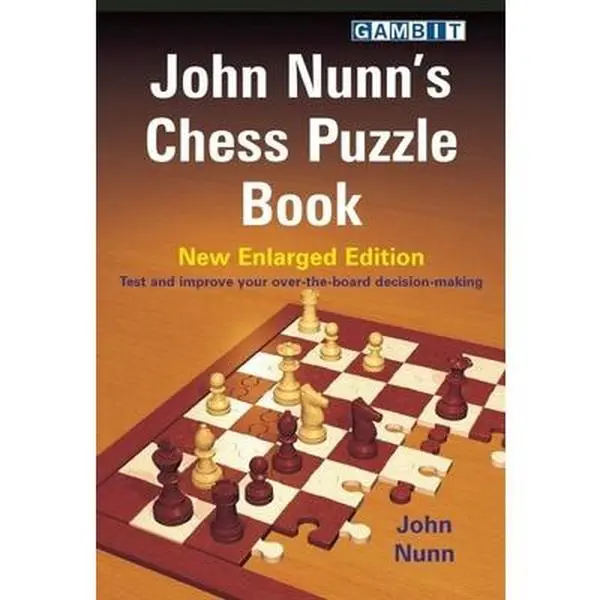 Used John Nunn's Chess Puzzle Book - English, Soft Cover (Paper), 1.06 lb, Very Good Condition, 1.06 Pounds