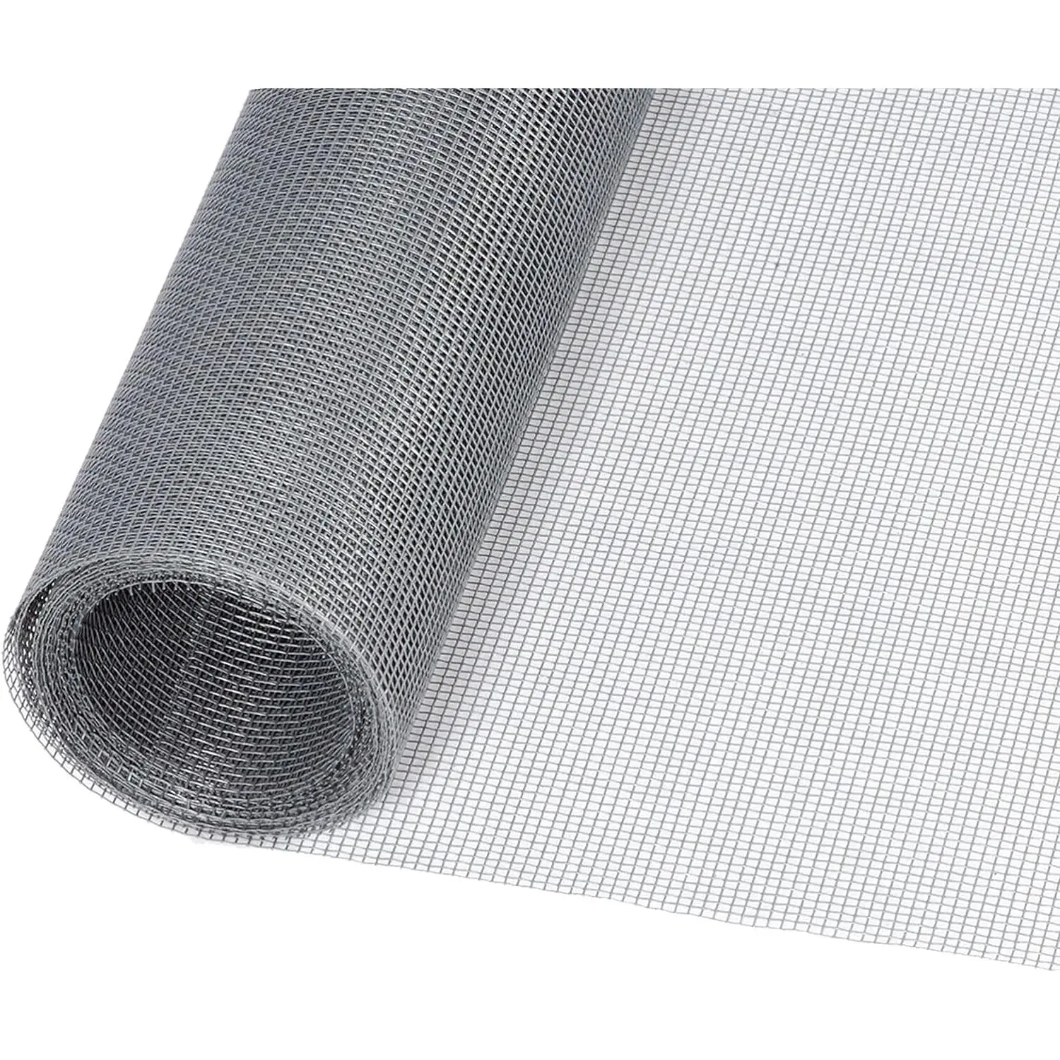 Windows Screen and Screen Door Replacement, 48"x118" Durable Fiberglass Screen Mesh- Window Screen & Sliding Screen Door Repair for Patio and Windows,