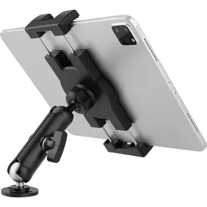Heavy Duty Drill Base Tablet Holder for ,Tablet Mount for ,Commercial ,Dashboard,Boat and Wall Compatible with 4"-12.9" iPad Pro/Mini/Galaxy Tab//Phones,Large Case Friendly