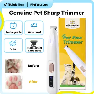 2025 New Pet Trimmer for dogs and cats,Waterproof Rechargeable Pet Shaver with LED Light, Multifunctional Pet Hair Clippers for Paws Eyes Ears Face Rump,dog stuff,cat paw trimmer#cozyvibes#petlife