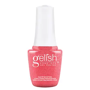 Gelish MINI Me, Myself-ie And I, Long-Lasting Soak-Off Gel, Vibrant Color, Chip-Resistant, High Shine, Professional Salon Quality, 9mL.