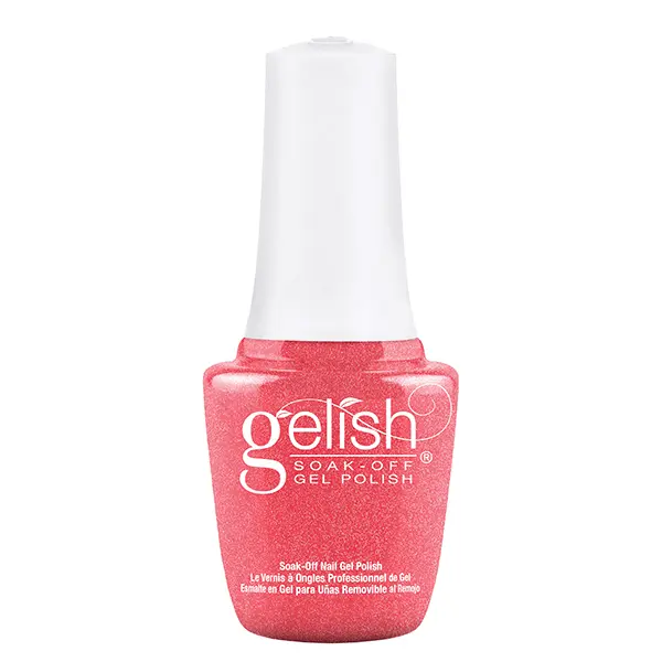 Gelish MINI Me, Myself-ie And I, Long-Lasting Soak-Off Gel, Vibrant Color, Chip-Resistant, High Shine, Professional Salon Quality, 9mL.