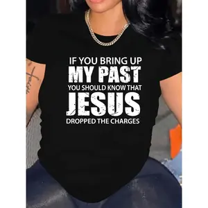 COD Plus Size - Plus Size - Plus Size Women'S Casual T-Shirt - Short Sleeve Print, Elastic Round Neck Summer Top, Machine Washable Comfortable Fit, Women'S T-Shirt, Loose Fit Clothing, Vibrant Pattern Short Sleeve, Opaque Fabric