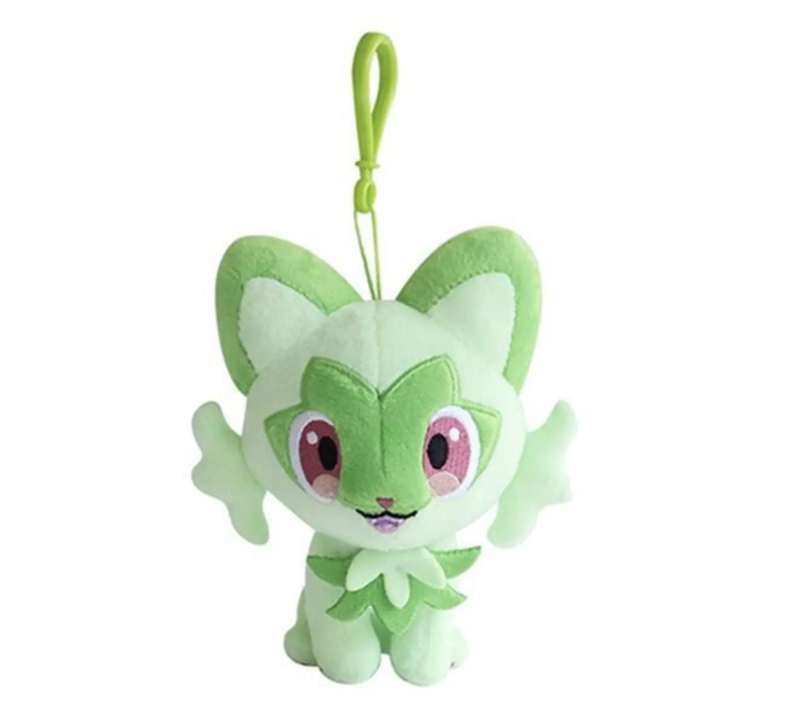 Sprigatito 6" Kawaii Stuffed Toys Fluffy Plush Backpack Hanger for All Ages
